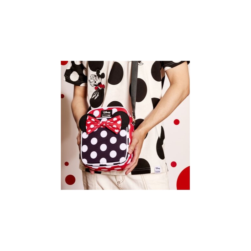 Loungefly - Disney - Minnie Mouse Rocks the Dots Borsa a tracolla - WDTB2915